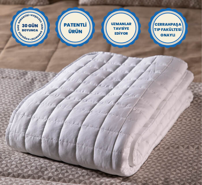 Selenity Taşlı Ağırlıklı Battaniye