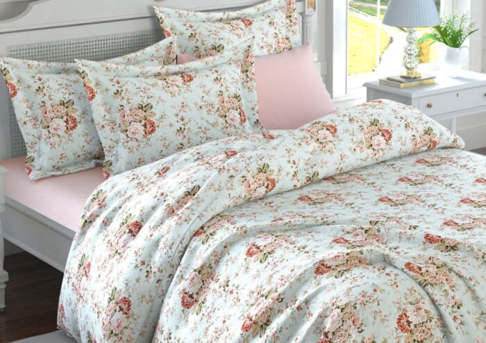 Sinada Home Çift Kişilik Nevresim Seti %100 Pamuk 62 Tel Kumaş ( 10-20463 )