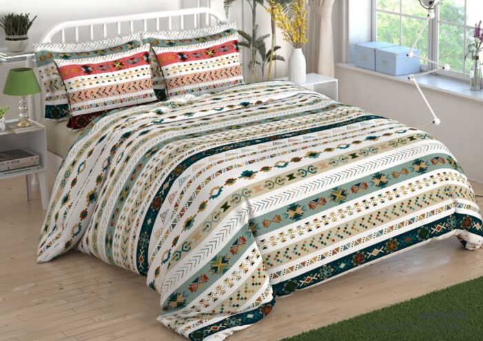 Sinada Home Çift Kişilik Nevresim Seti %100 Pamuk 62 Tel Kumaş ( 12-27331 )