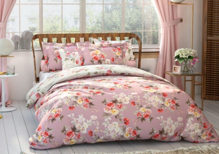 Sinada Home Tek Kişilik Nevresim Seti %100 Pamuk 62 Tel Kumaş ( 13-25725 )